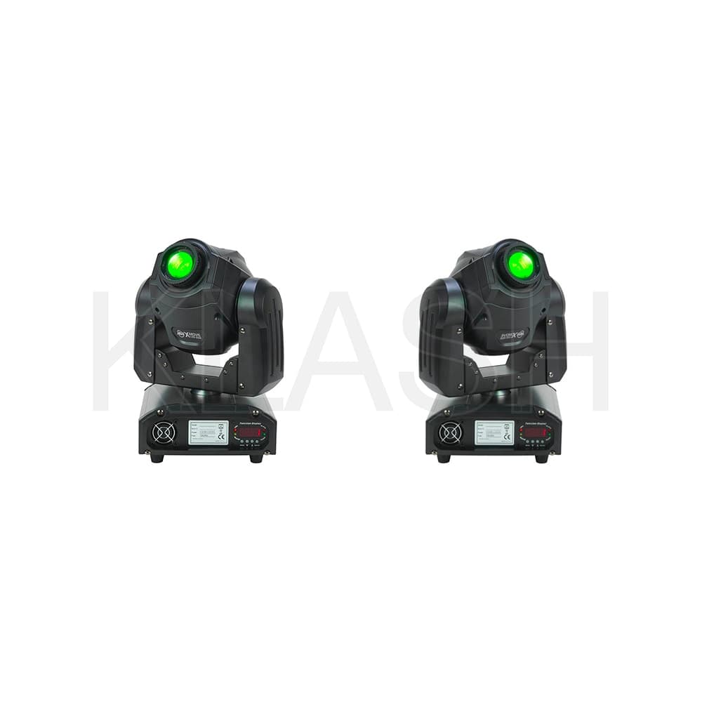 SET 2 x ADJ INNO X MOVE 25R PER NOLEGGIO A MILANO TESTE MOBILI CON EFFETTI LUMINOSI DINAMICI PERFETTE PER EVENTI E FESTE