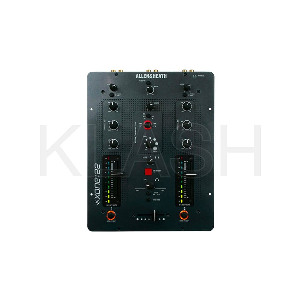MIXER AUDIO 2 CANALI PROFESSIONALE ALLEN & HEATH XONE 22 PER DJ DISPONIBILE A MILANO PER NOLEGGIO EVENTI E SERATE