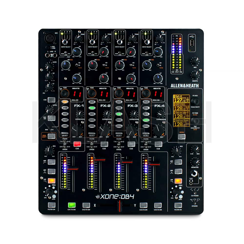 MIXER DIGITALE ALLEN & HEATH XONE DB4 DISPONIBILE PER NOLEGGIO A MILANO