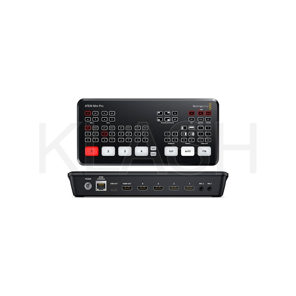 BLACKMAGIC DESIGN ATEM MINI PRO PER STREAMING LIVE E PRODUZIONI VIDEO NOLEGGIO A MILANO SOLUZIONE COMPATTA E PROFESSIONALE