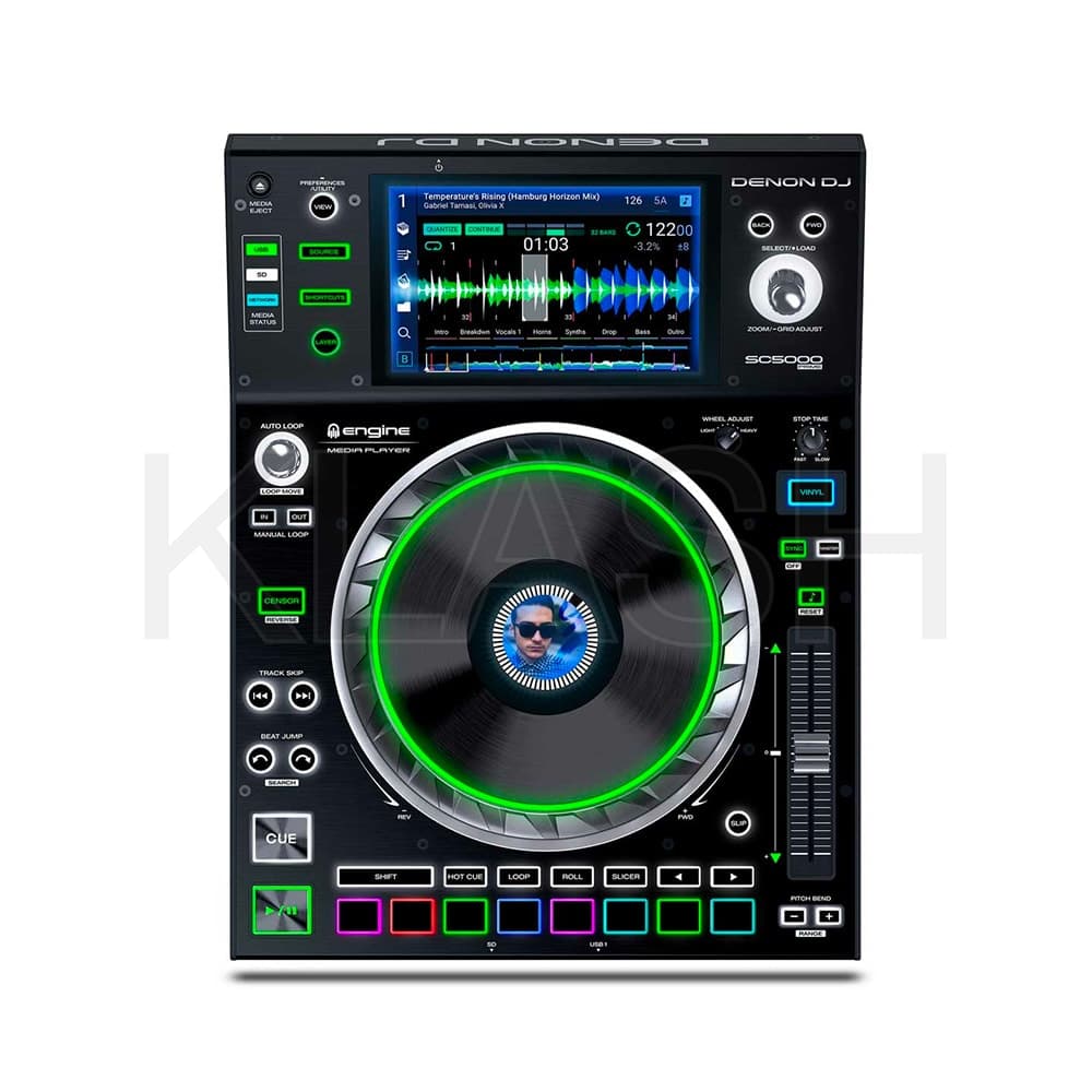 LETTORI MULTIMEDIALI DENON DJ SC5000 PRIME IDEALI PER IL NOLEGGIO A MILANO PERFETTI PER DJ ED EVENTI