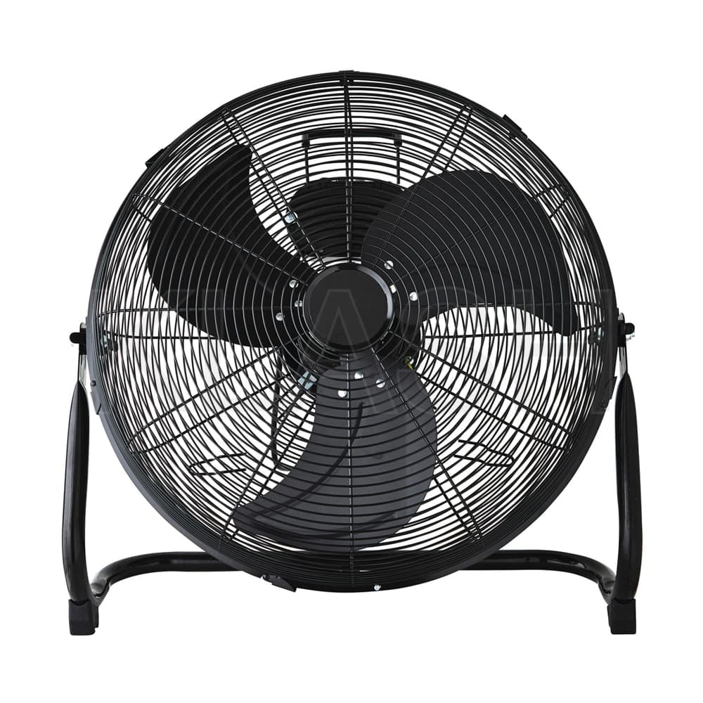 VENTILATORE DA PAVIMENTO EQUATION NERO DIAMETRO 45 CM PER NOLEGGIO A MILANO ADATTO PER RAFFRESCARE SPAZI INTERNI ED ESTERNI