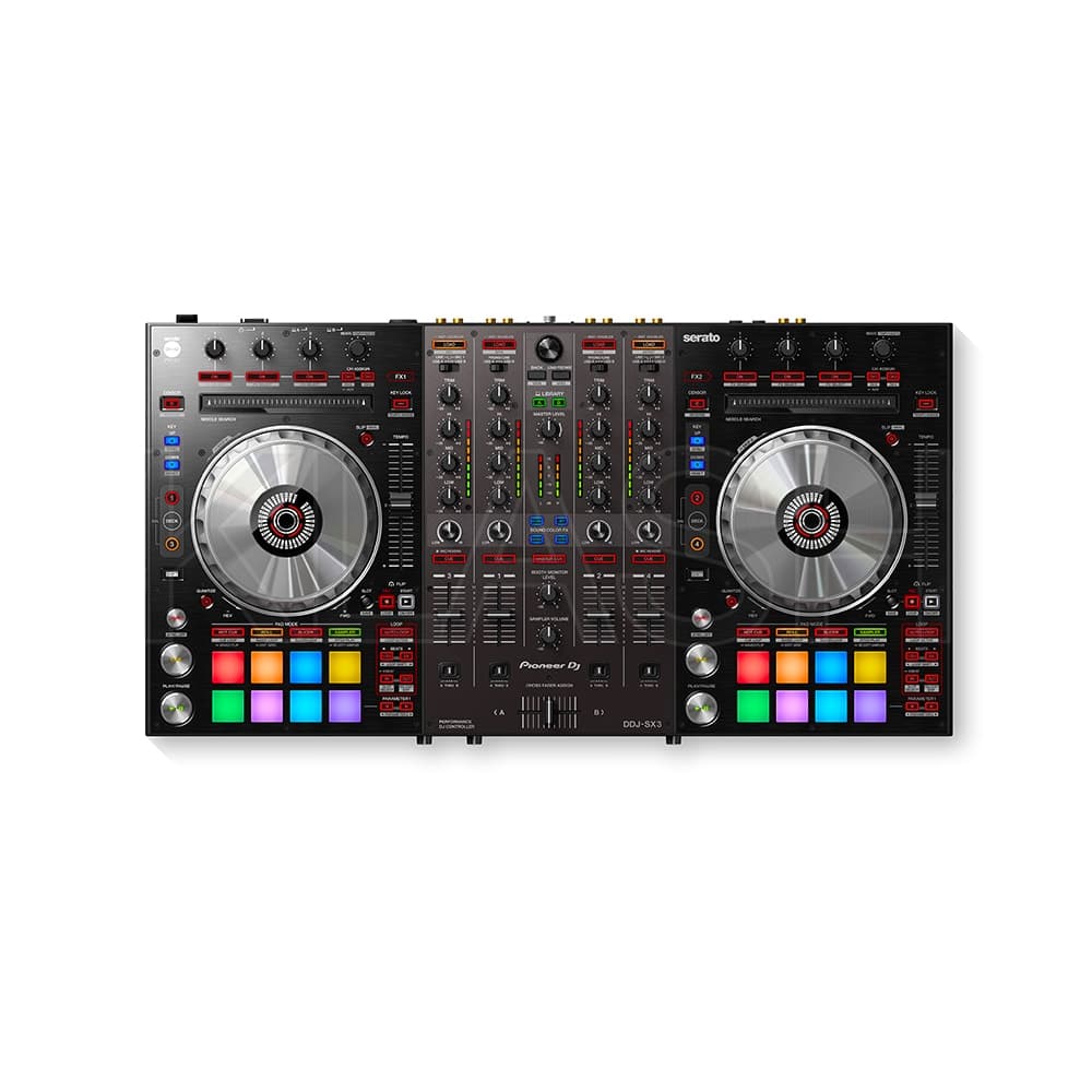 PIONEER DJ DDJ SX3 CONTROLLER DJ PER NOLEGGIO A MILANO CON FUNZIONI AVANZATE E COMPATIBILITÀ CON SERATO