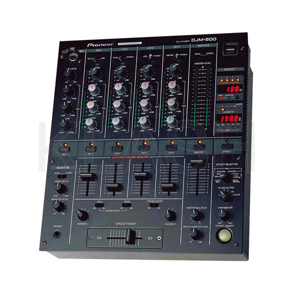 MIXER PIONEER DJ DJM 500 PER DJ NOLEGGIO MILANO EVENTI QUALITÀ SONORA FUNZIONALITÀ AVANZATE