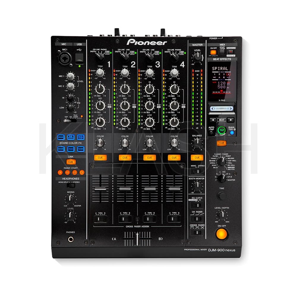 PIONEER DJ DJM 900 NEXUS MIXER A 4 CANALI CON EFFETTI AVANZATI PER NOLEGGIO A MILANO IDEALE PER DJ PROFESSIONALI