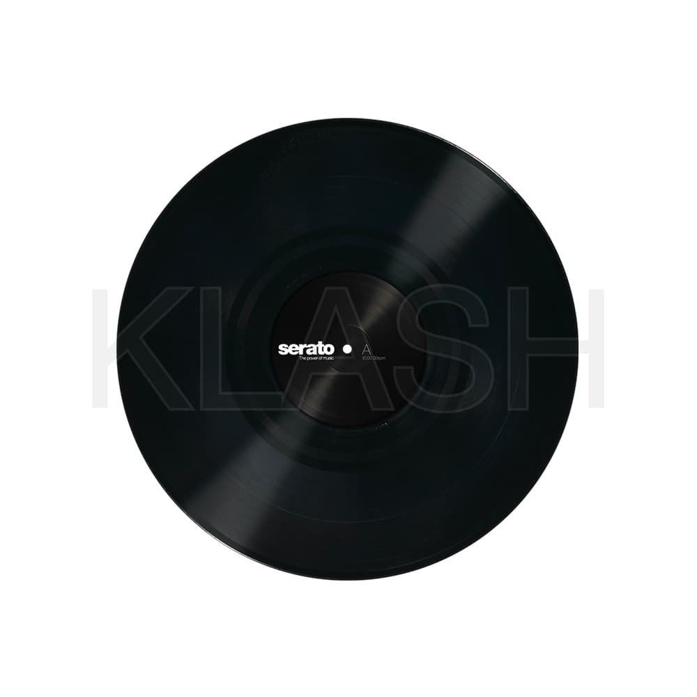 VINILE DI CONTROLLO SERATO CONTROL VINYL NERO PER DJ NOLEGGIO A MILANO