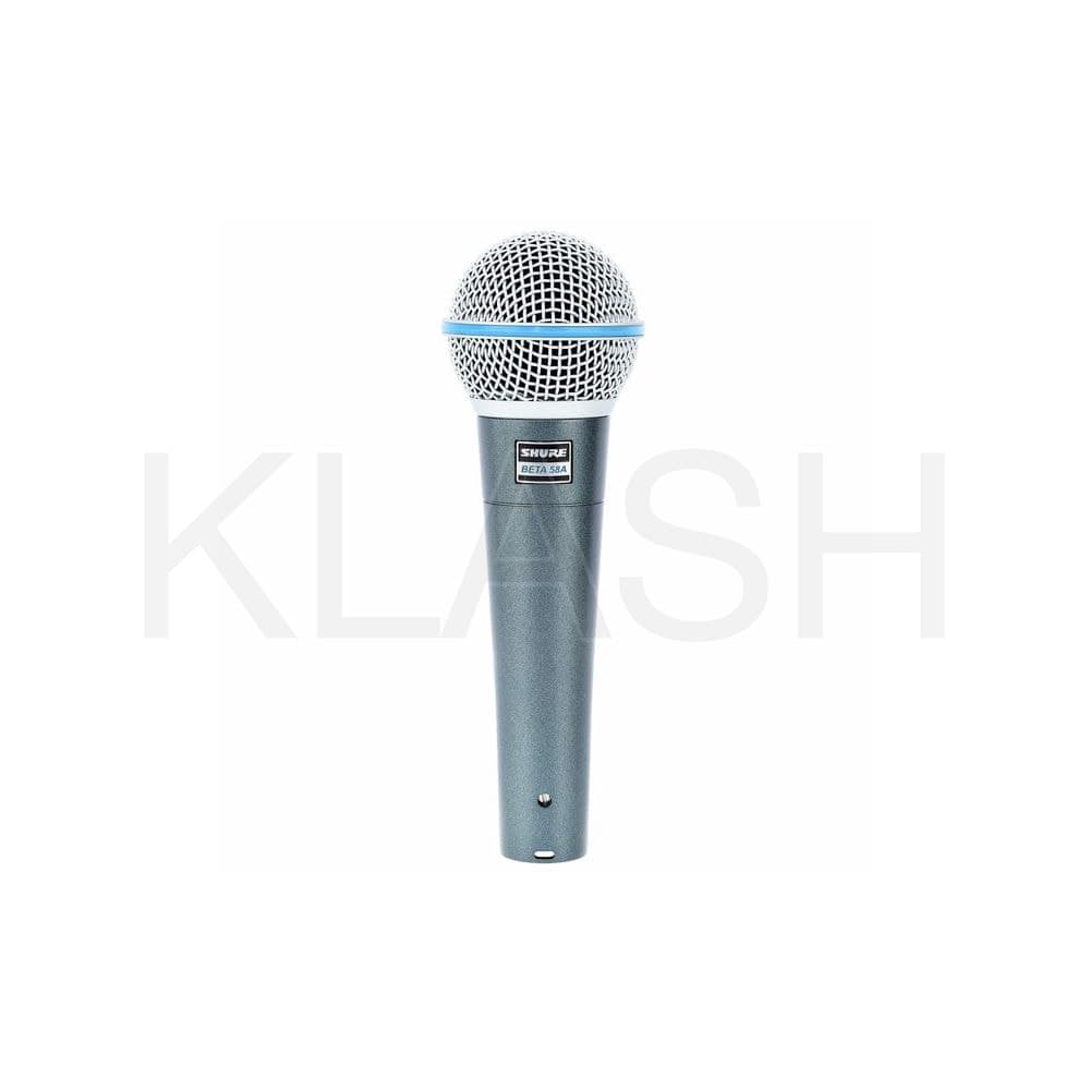 MICROFONO SHURE BETA 58A PER NOLEGGIO A MILANO IDEALE PER PERFORMANCE DAL VIVO E USO PROFESSIONALE