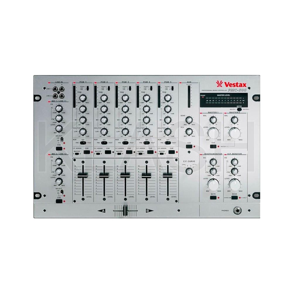 MIXER VESTAX PMC-500 PER DJ E CLUB DISPONIBILE PER NOLEGGIO A MILANO CON PRESTAZIONI AUDIO PROFESSIONALI
