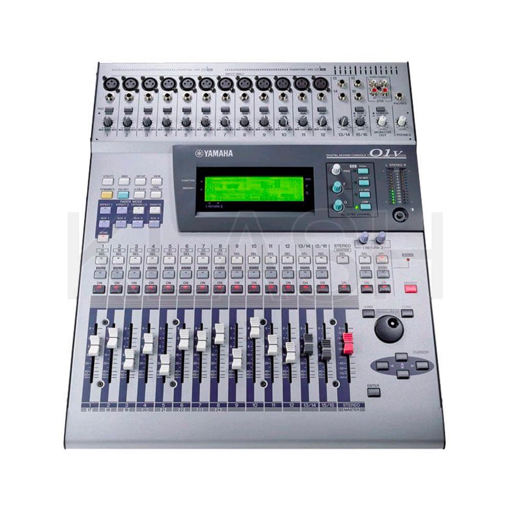 MIXER DIGITALE YAMAHA 01V PER NOLEGGIO IDEALE PER EVENTI LIVE E STUDI DI REGISTRAZIONE A MILANO