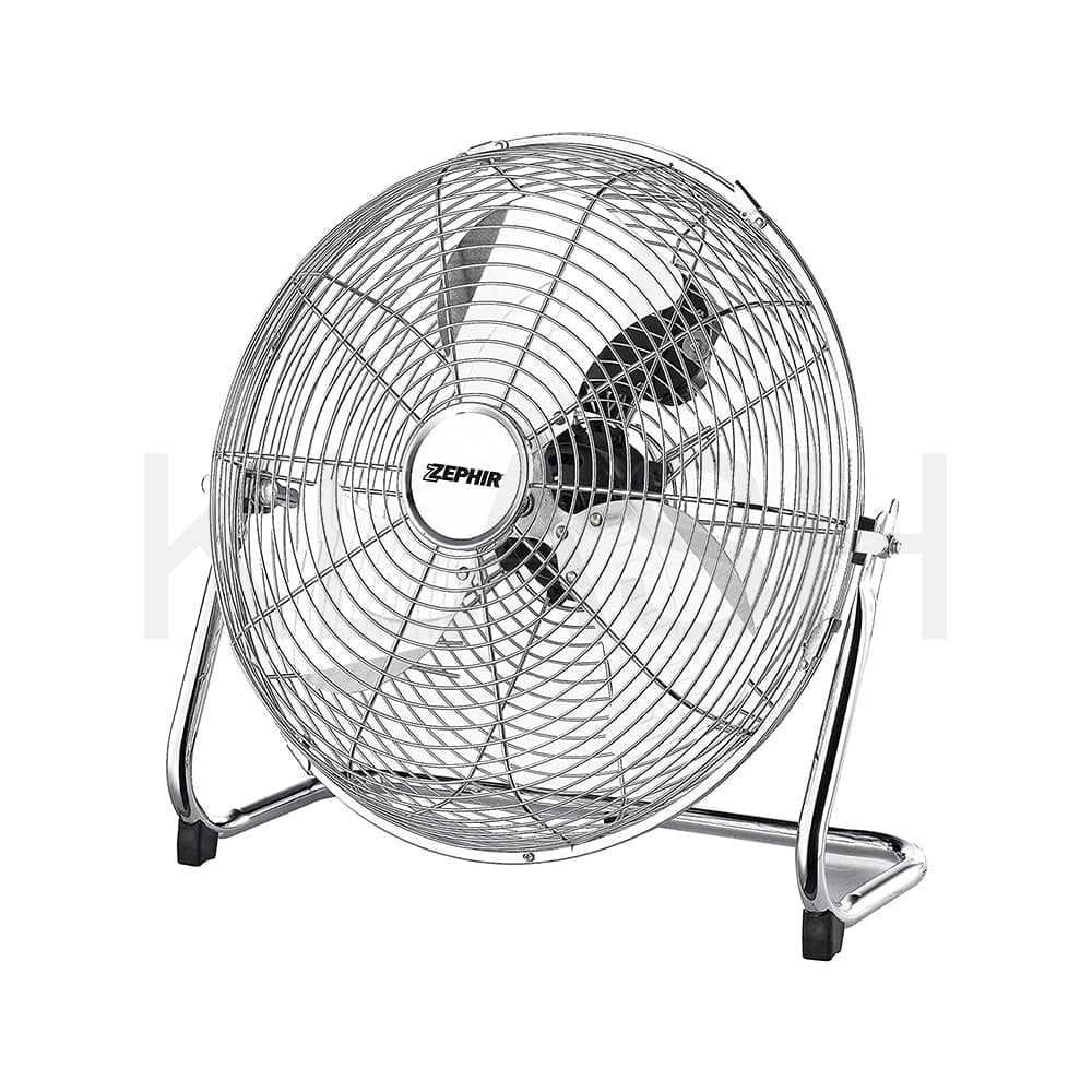 VENTILATORE ZEPHIR DIAMETRO 35 CM NOLEGGIO MILANO DESIGN METALLO RECLINABILE E POTENZA 70 W PER EVENTI
