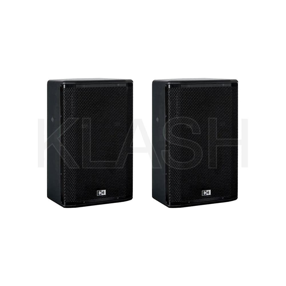 SET CASSE ATTIVE MONTARBO FIRE 12A CON SUPPORTI PERFETTO PER EVENTI DJ SET E CONFERENZE INDOOR E OUTDOOR A MILANO