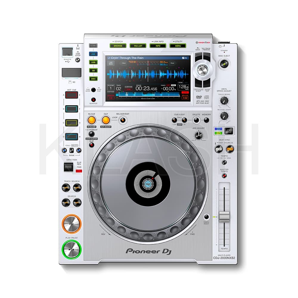 PIONEER DJ CDJ 2000 NEXUS 2 WHITE PER NOLEGGIO EVENTI ESCLUSIVI DJ PROFESSIONALI MILANO DESIGN UNICO E FUNZIONALITÀ AVANZATE