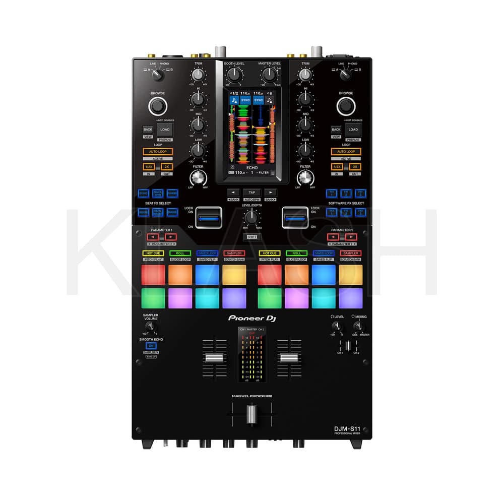 MIXER PIONEER DJ DJM-S11 PER NOLEGGIO A MILANO, PERFETTO PER DJ HIP-HOP E SCRATCHING CON FUNZIONI AVANZATE E PERFORMANCE TOP