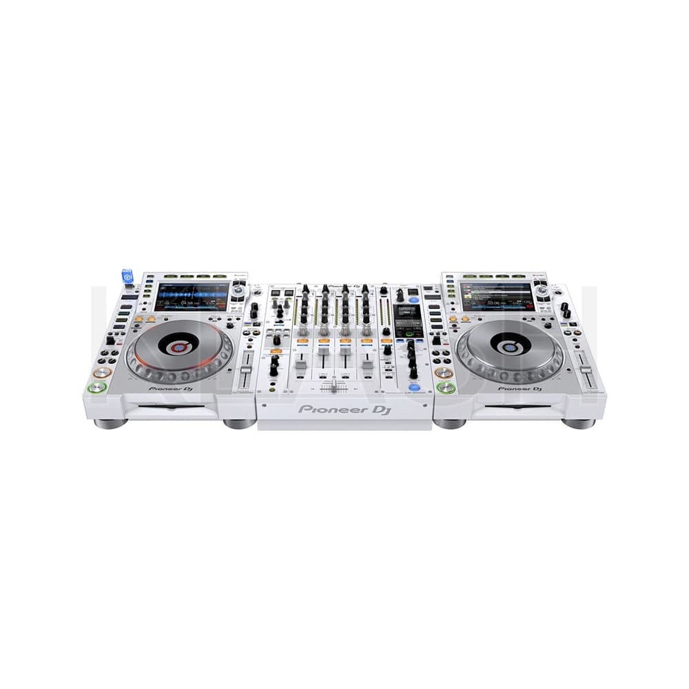 SET PIONEER DJ DJM 900 NEXUS 2 WHITE E 2 CDJ 2000 NEXUS 2 WHITE EDIZIONE LIMITATA PER NOLEGGIO IDEALE PER EVENTI CLUB E DJ SET CON PRESTAZIONI AUDIO ECCEZIONALI E DESIGN RAFFINATO