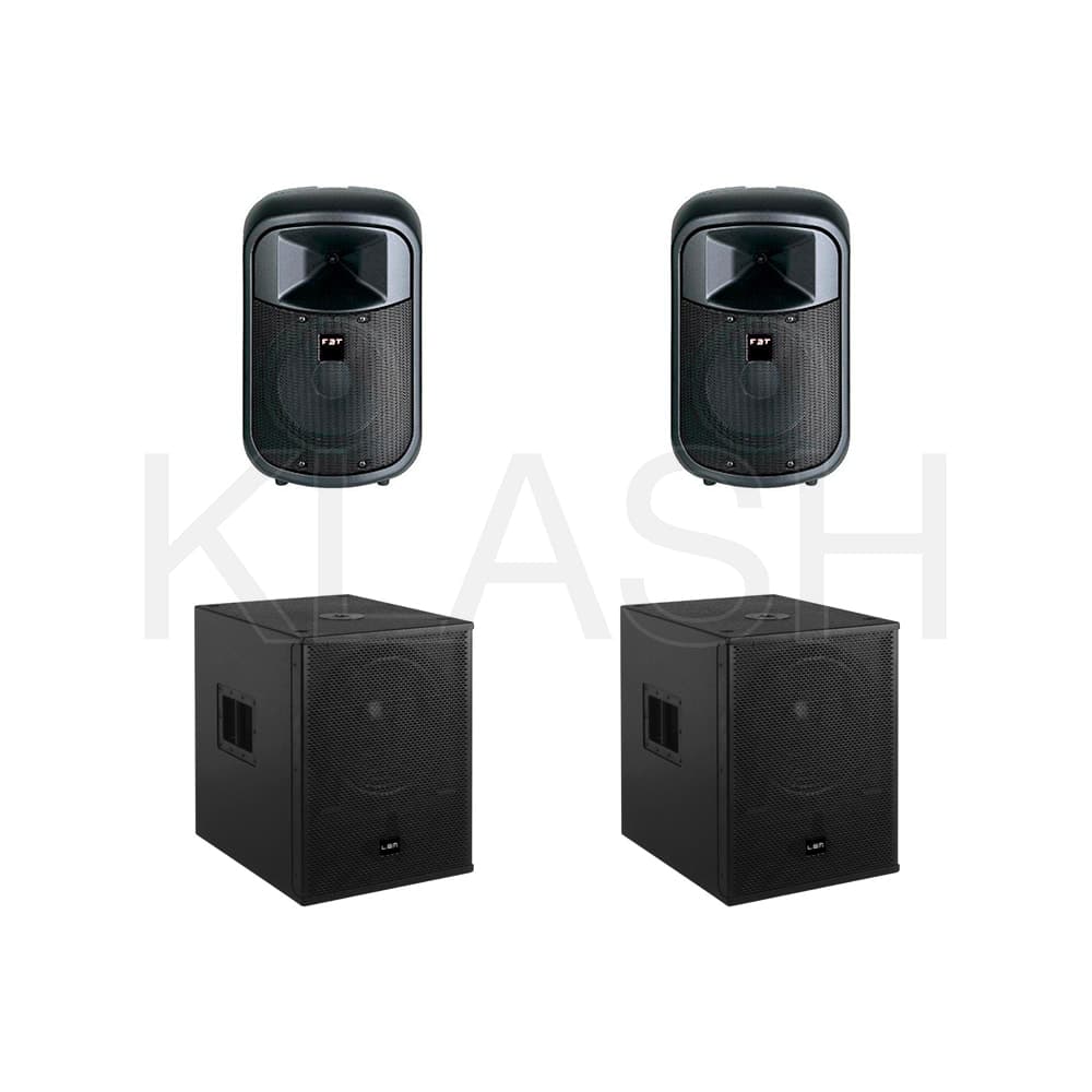 SET 2 x CASSE 12″ – 2 x SUBWOOFER 15″ NOLEGGIO A MILANO PER DJ SET EVENTI LIVE