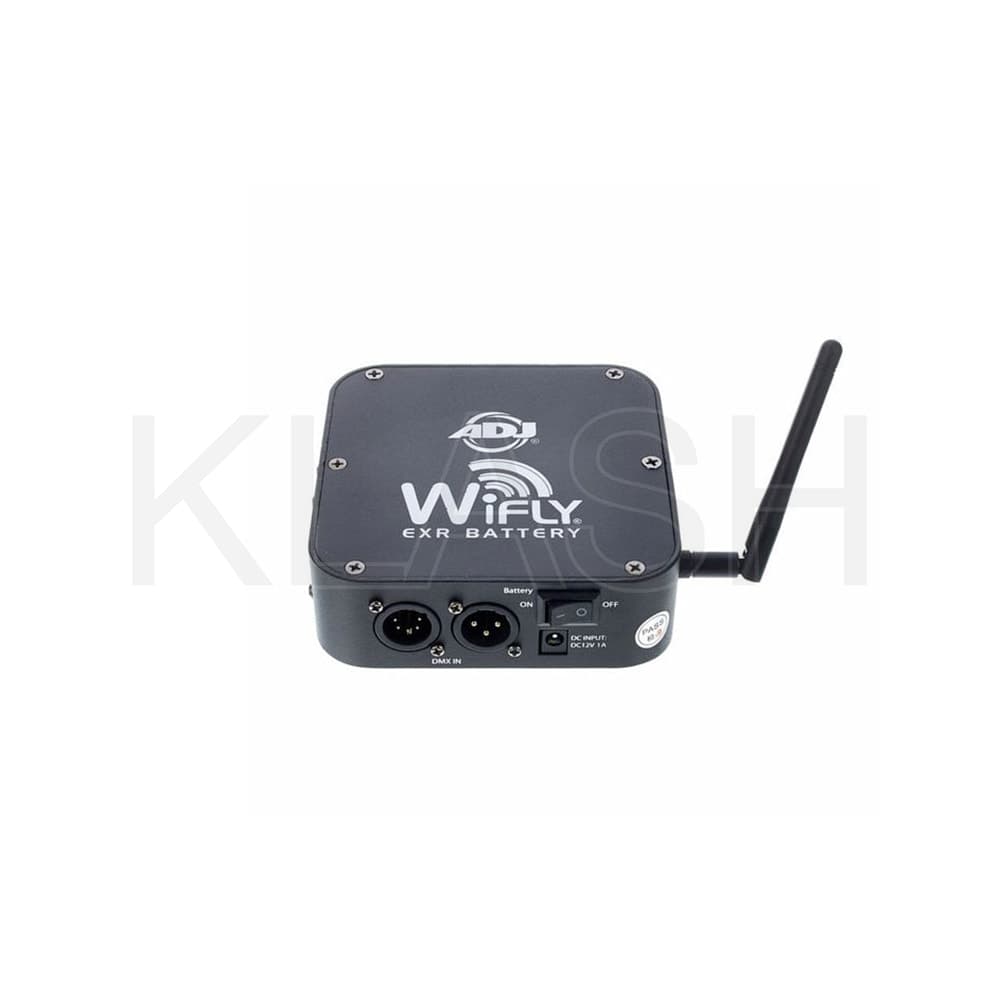 ADJ WIFLY EXR BATTERY CONTROLLO DMX WIRELESS NOLEGGIO MILANO PER EVENTI E INSTALLAZIONI