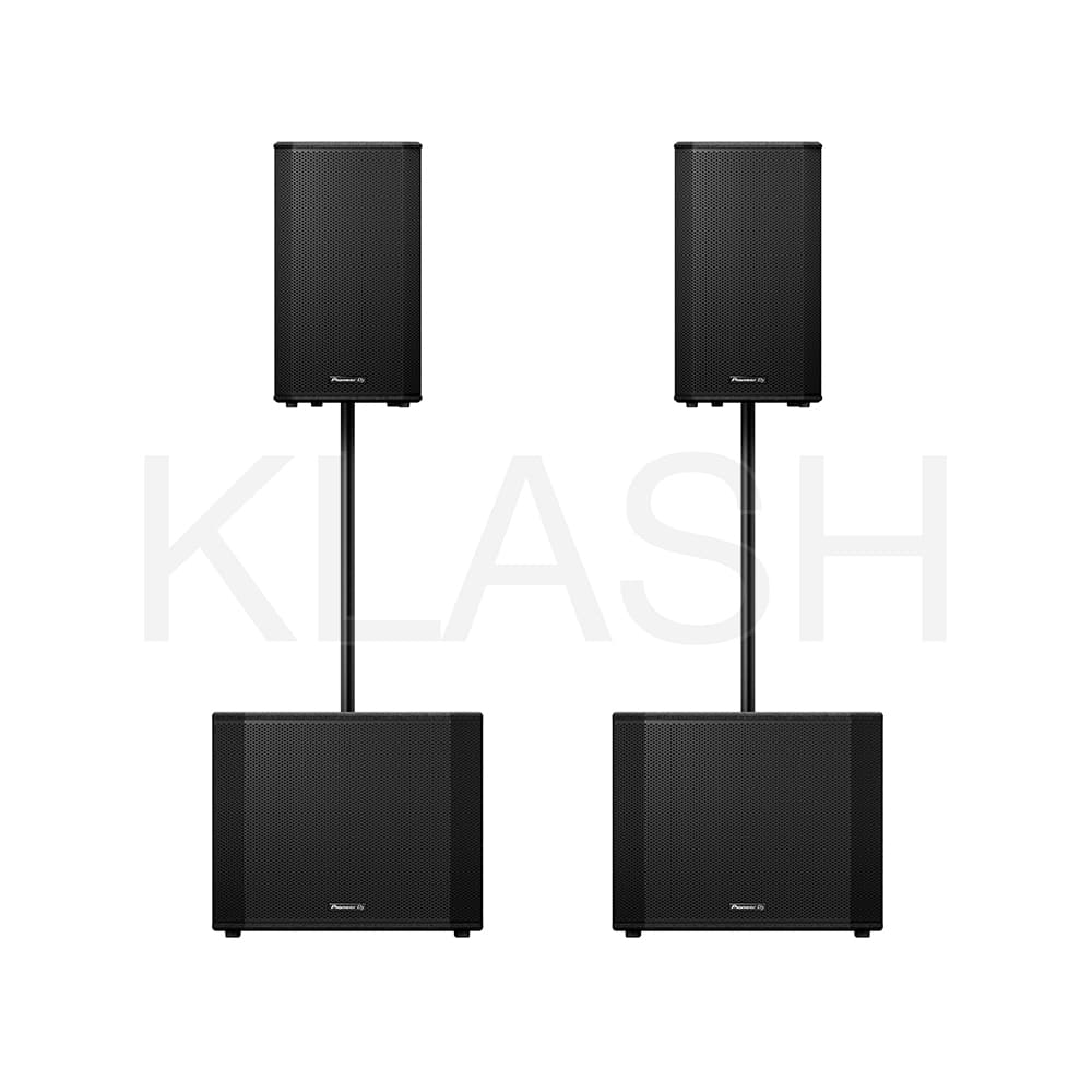 SET 2 x CASSE 15" PIONEER DJ XPRS-152 - 2 x SUBWOOFER 18" PIONEER DJ XPRS-1182S PERFETTO PER UN EVENTO, DISPONIBILE PER NOLEGGIO A MILANO