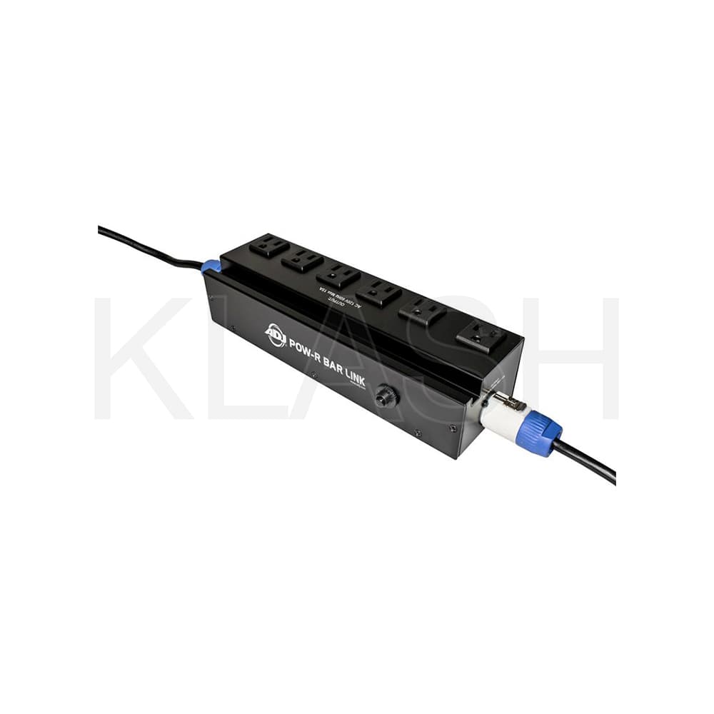 ADJ POW-R BAR LINK 120V GESTIONE ALIMENTAZIONE SICURA EVENTI NOLEGGIO MILANO STRUTTURA ROBUSTA PROFESSIONALE