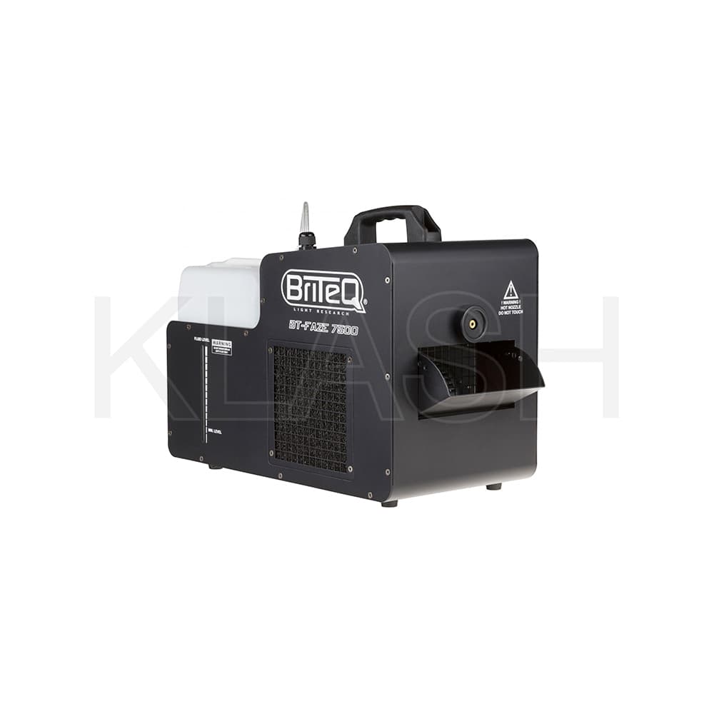 MACCHINA DEL FUMO BRITEQ BT-FAZE 7500 IDEALE PER EVENTI CON ATMOSFERE SUGGESTIVE E CONTROLLO DMX DISPONIBILE PER NOLEGGIO A MILANO