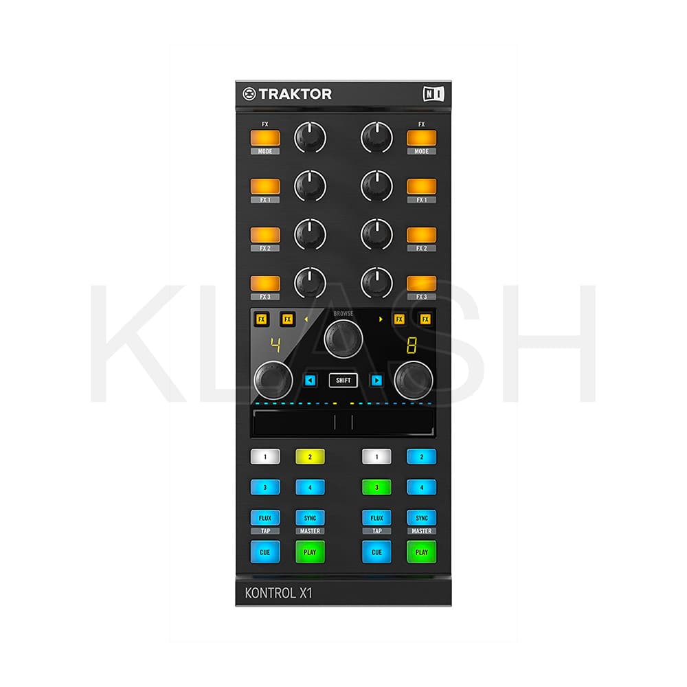 CONTROLLER DJ NATIVE INSTRUMENTS KONTROL X1 MK2 NOLEGGIO A MILANO PER CONTROLLO AVANZATO E MIXAGGIO VERSATILE