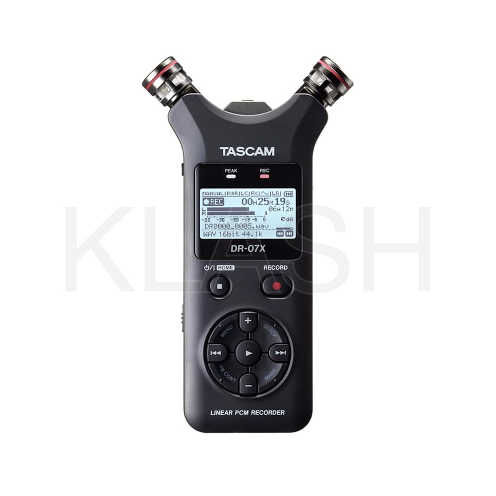 TASCAM DR07X REGISTRATORE AUDIO PORTATILE IDEALE PER NOLEGGIO A MILANO IN EVENTI E PRODUZIONI MUSICALI