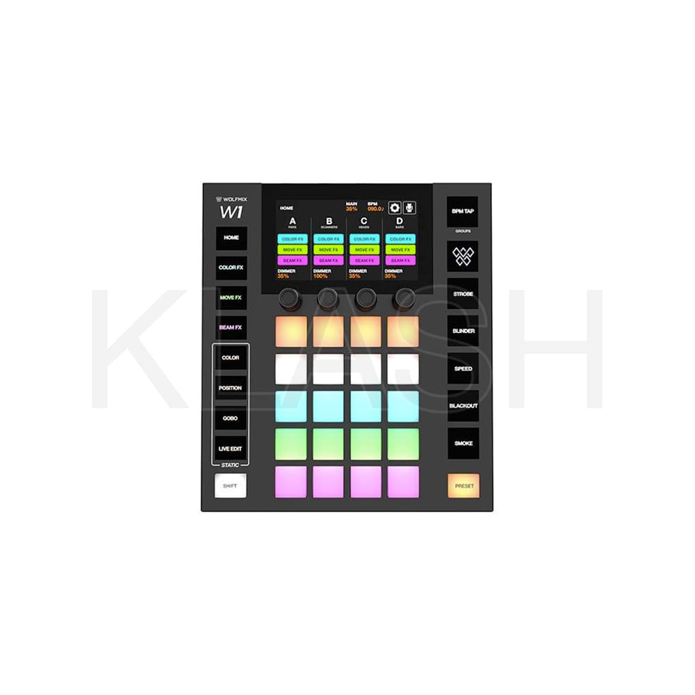 WOLFMIX W1 MK2 CONTROLLER DMX STANDALONE PER EVENTI LIVE NOLEGGIO DISPONIBILE A MILANO