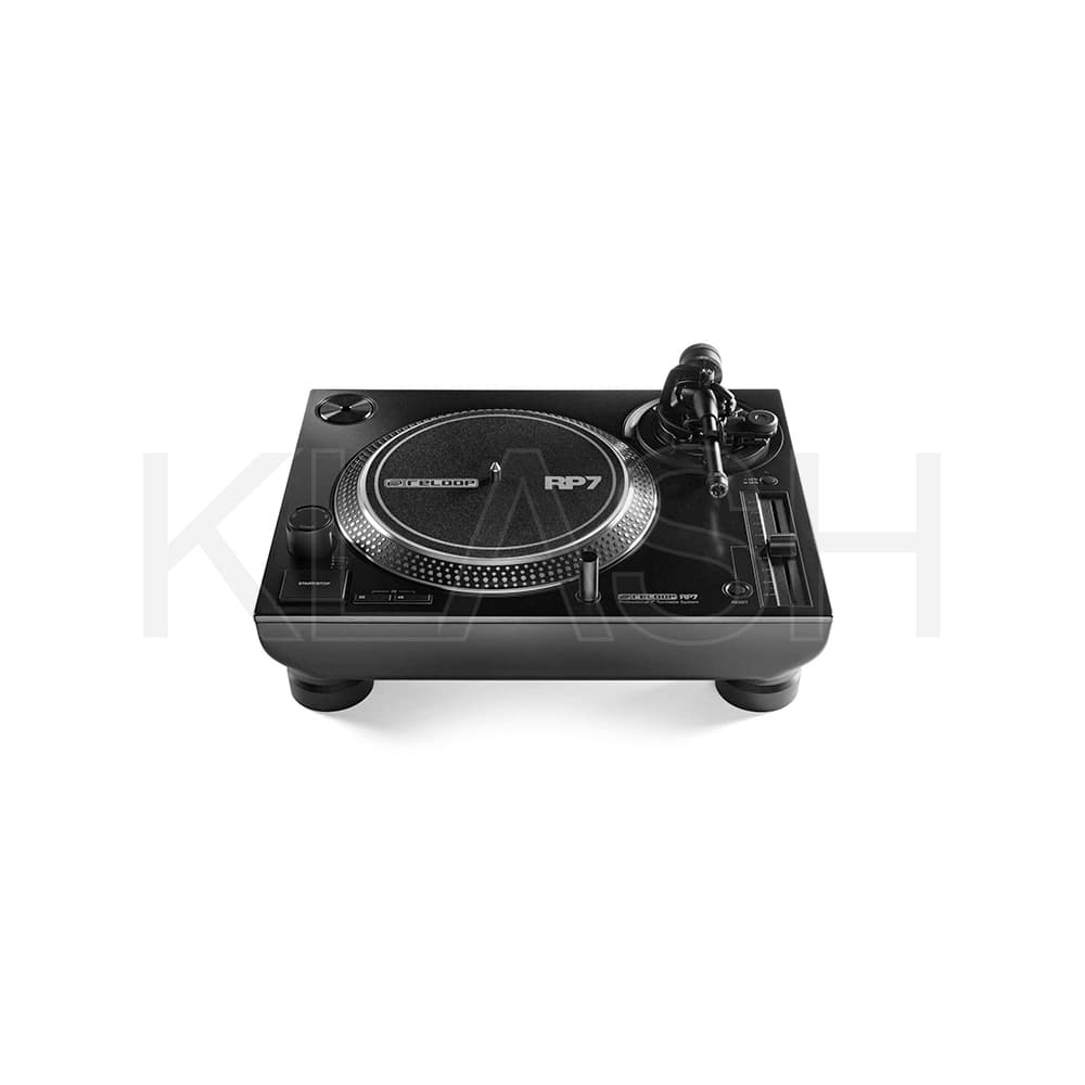 RELOOP RP-7 GIRADISCHI 7" PER NOLEGGIO MILANO UTILIZZATO IN PERFORMANCE DJ CON ILLUMINAZIONE ELEVATA